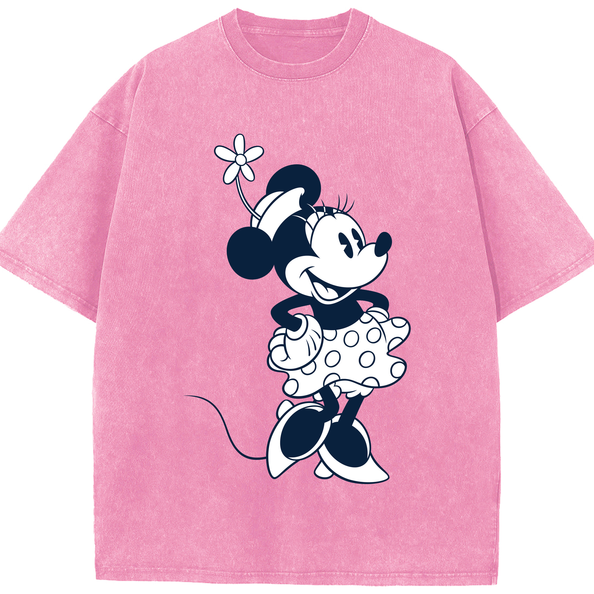 （画像用） ミッキーマウス Mickey Mouse 綿100% ヴィンテージ風 半袖Tシャツ（フロントプリント）